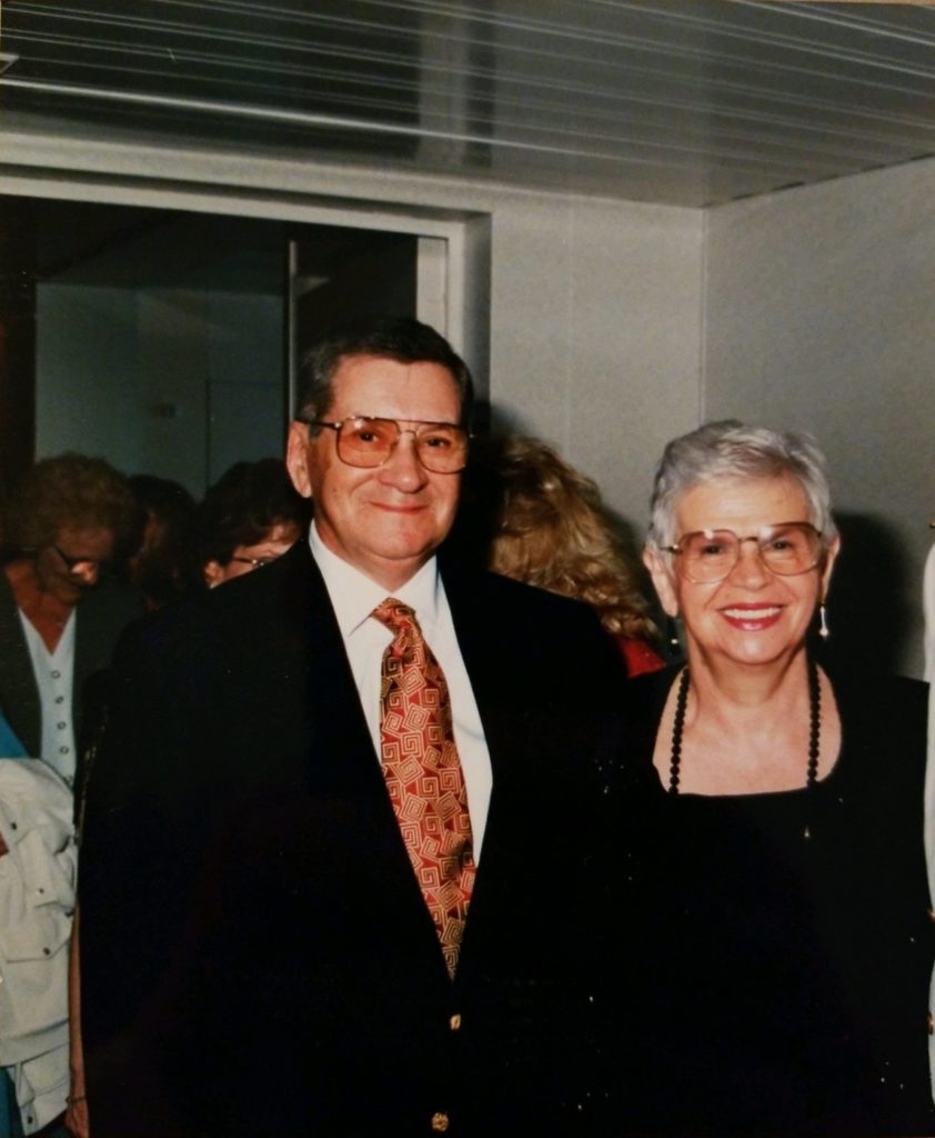 Shlomo with his wife Bella